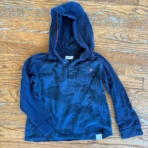 Fat Face Boy's Hooded Waffle Weave Shirt Size 7/8